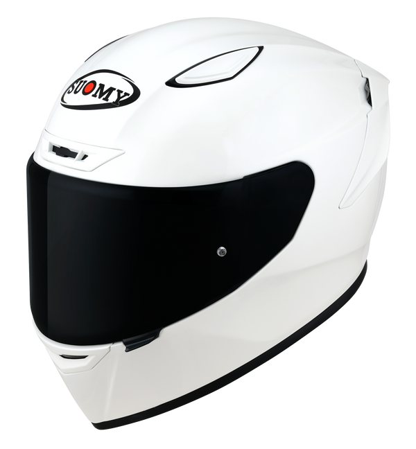Suomy Track-1 full-face helmet in gloss white, part K6T100W3