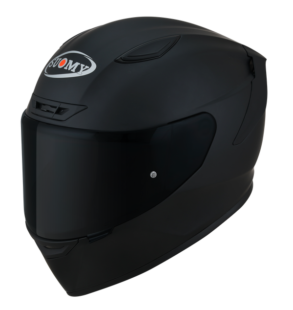 Suomy Track-1 full-face helmet in matte black — K6T100X6