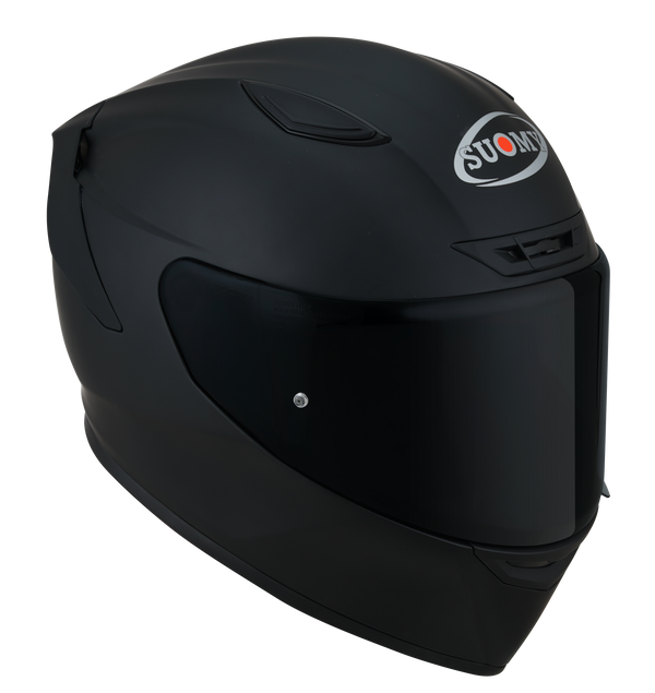 Suomy Track-1 full-face helmet in matte black — K6T100X6