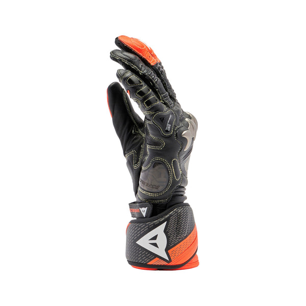 Dainese Full Metal 7 Racing motorcycle gloves in black and red
