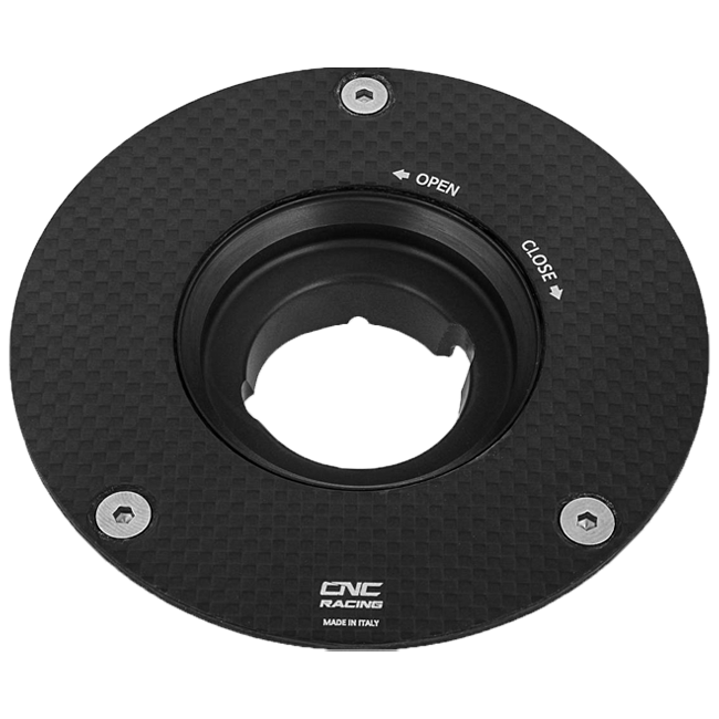 CNC Racing TSB21 carbon fuel cap for Ducati Panigale V4/S/R 2025-2026