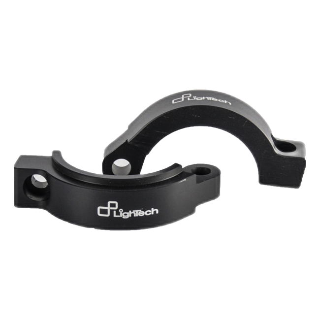 LighTech TCB001 black aluminium fork clamp set for BMW S1000RR K67