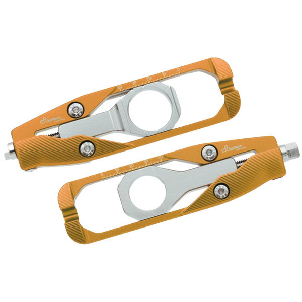 LighTech TEYA010 chain tensioner for Yamaha R9 2025 in anodised aluminium
