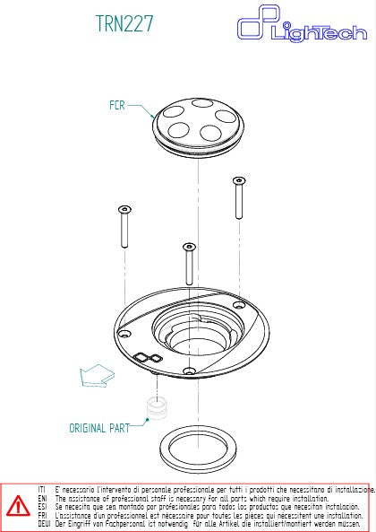 LighTech TRN227 quick-release fuel cap for Honda CBR 1000 RR-R SC82 in anodised red
