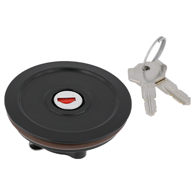 CNC Racing TSU01 anodised aluminium fuel cap with key lock