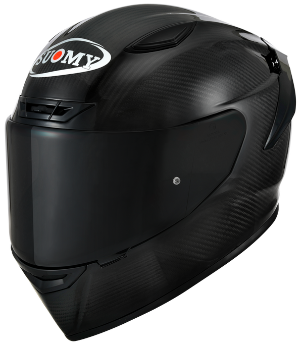 Suomy TX-Pro full-face helmet in gloss naked carbon finish