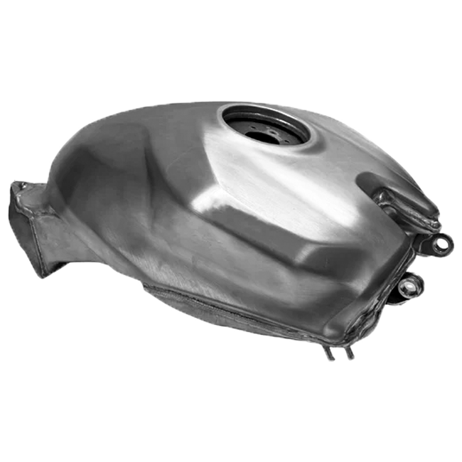 Feel Racing silver aluminium WorldSSP racing fuel tank for Ducati Panigale V2 955