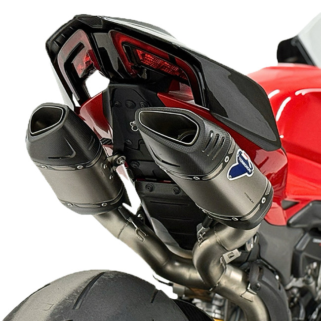 Termignoni D23109400TTC full titanium exhaust system on Ducati Panigale V4 2025