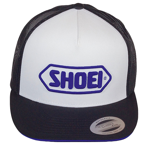 Shoei Trucker Cap White / Blue – Mesh-Back Snapback