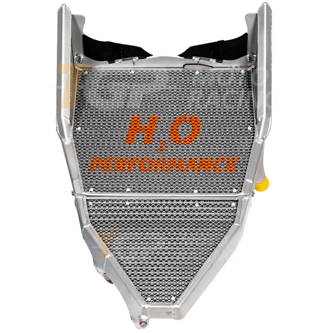 H2O Performance EVO water and oil cooler kit for Ducati Panigale V4/S 2025–2026