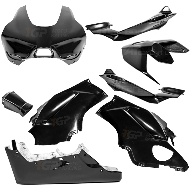AP Carbon Line Lavatex complete racing fairing kit for Ducati Panigale V4 R 2026, unpainted