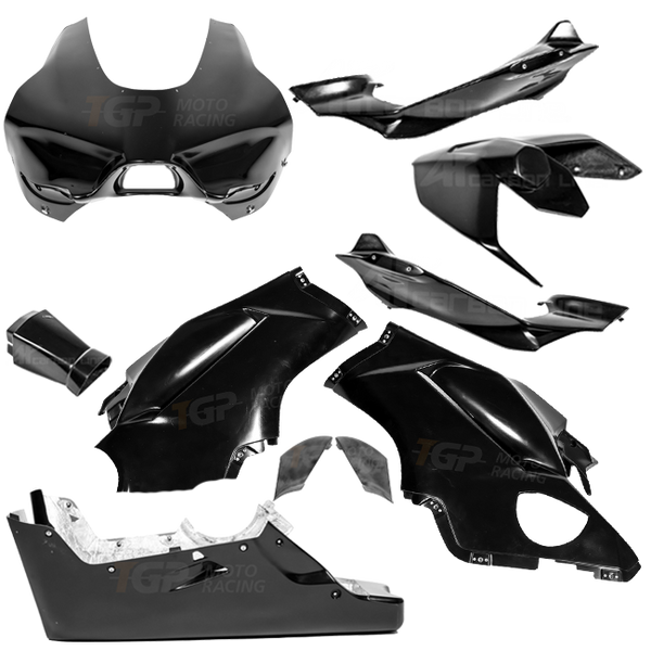 AP Carbon Line Lavatex complete racing fairing kit for Ducati Panigale V4 R 2026, unpainted