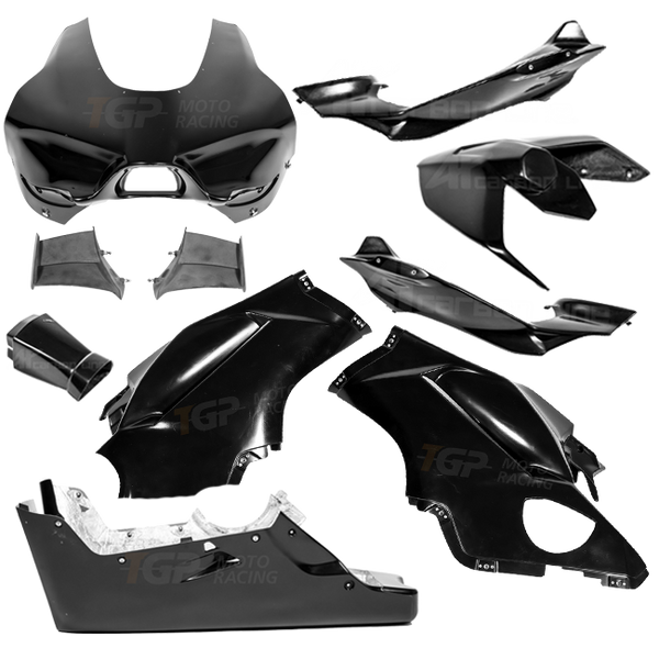 AP Carbon Line Lavatex complete racing fairing kit for Ducati Panigale V4 R 2026, unpainted