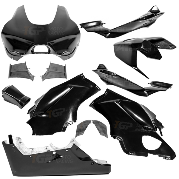 AP Carbon Line Lavatex complete racing fairing kit for Ducati Panigale V4 R 2026, unpainted