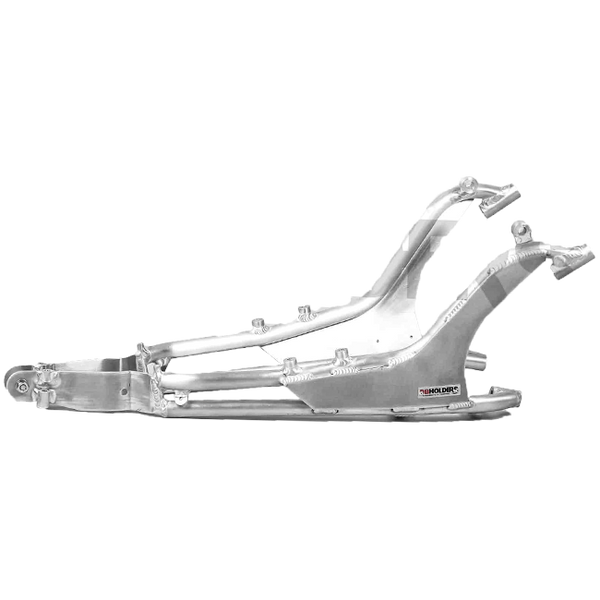 DB Holders aluminium subframe for Ducati Panigale V4 in black powder-coat finish