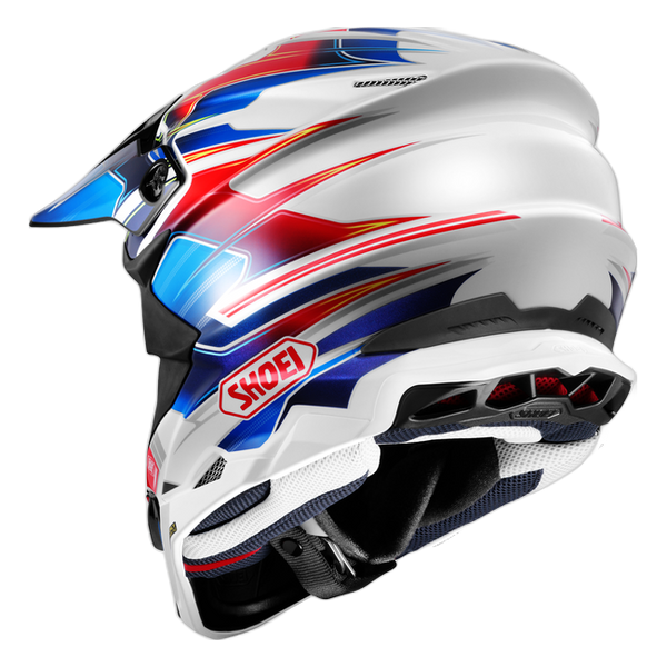 Shoei VFX-WR 06 Sparkle TC-10 – rear view