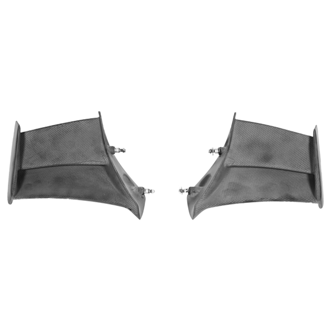 AP Carbon Line Lavatex winglets set for Ducati Panigale V4 R 2026 – sand-blasted finish