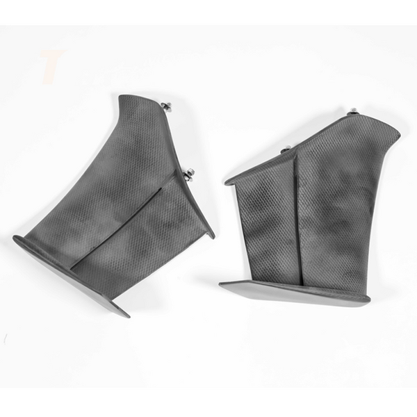 AP Carbon Line Lavatex winglets set for Ducati Panigale V4 R 2026 – sand-blasted finish
