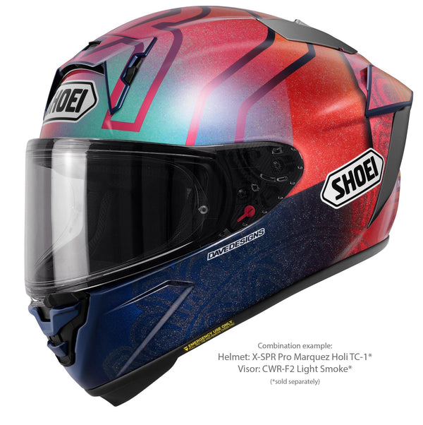 Shoei CWR-F2PN light tinted visor for X-SPR PRO helmet