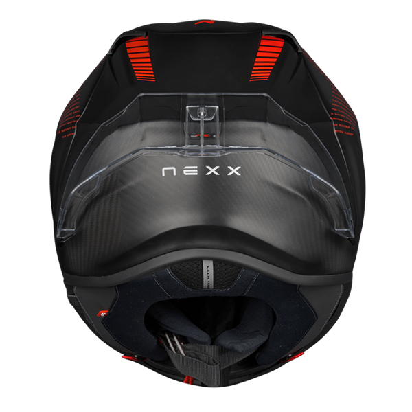 Nexx X.R3R Pro FIM Evo Carbon full-face helmet in matte black carbon finish