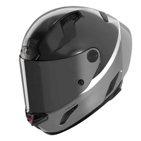 Nolan X-804 RS Ultra Carbon helmet D.O.C. Grey Gloss Finish 358 — full-face race-sport helmet