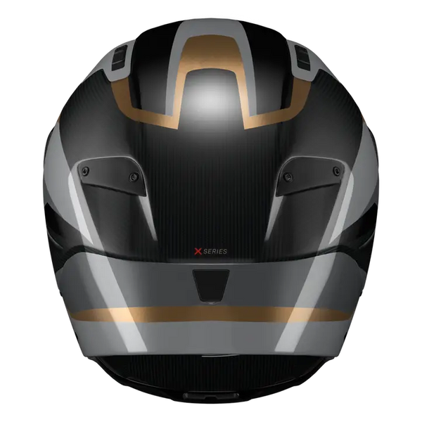Nolan X-804 RS Ultra Carbon full-face helmet in Lesmo Black/Grey/Gold 361 livery