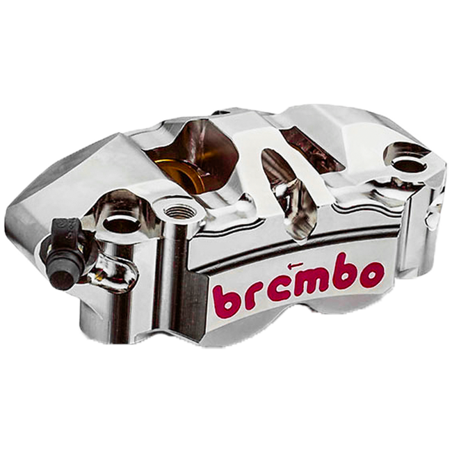 Brembo Racing CNC P4 34/38 Monoblock Brake Caliper Right 108mm XA3J7F1 nickel-plated