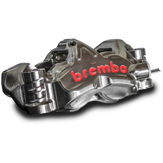 Brembo GP4-PR monoblock brake caliper left 108mm XB6E510 racing aluminium