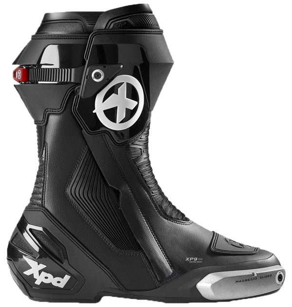 XPD XP9-S men's motorcycle racing boots in black