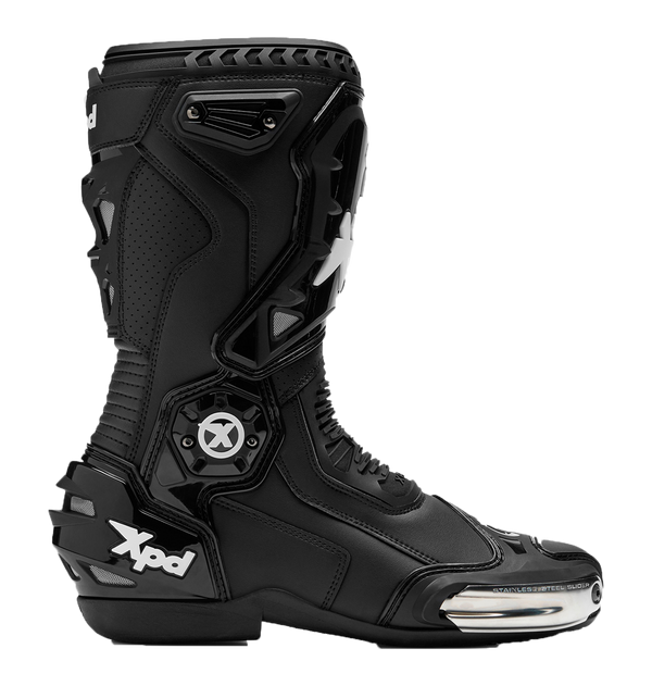 XPD XP6-S men's motorcycle boots in black