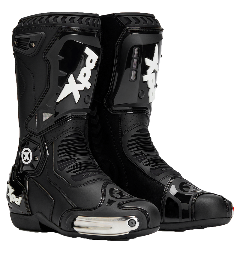XPD XP6-S men's motorcycle boots in black