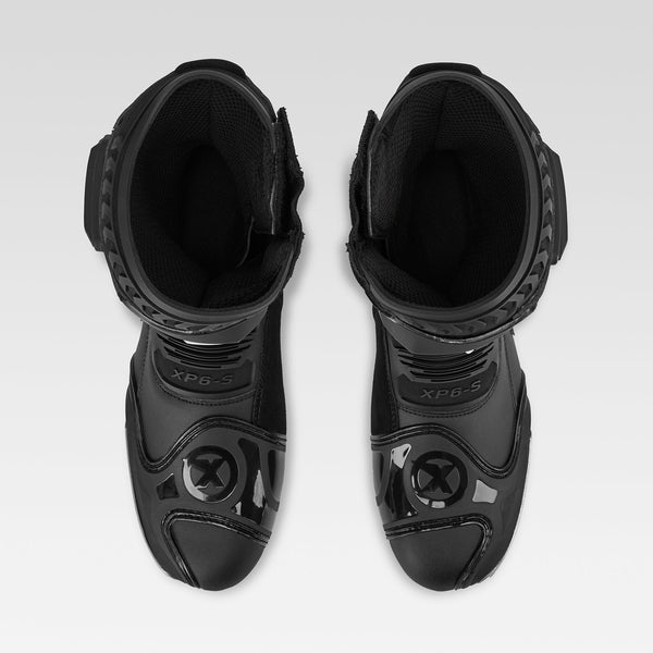 XPD XP6-S men's motorcycle boots in black