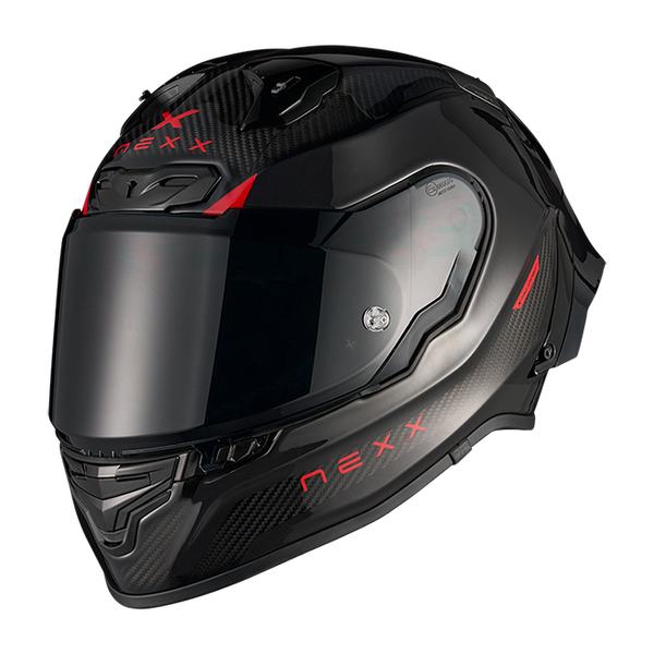 Nexx X.R3R Apex Carbon Schwarz full-face racing helmet, gloss black carbon finish
