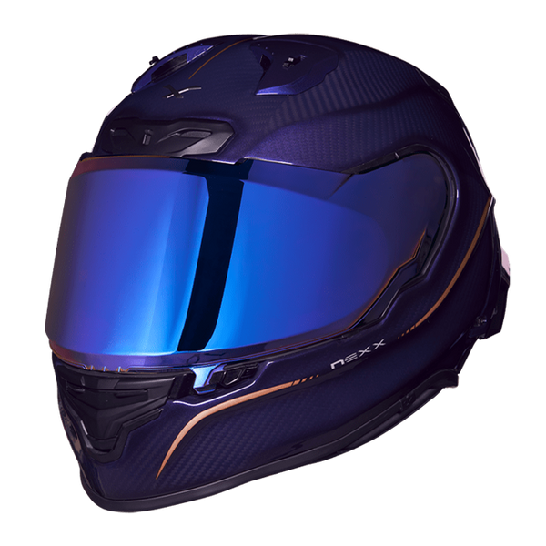Nexx X.R3R Hagibis Carbon Purple full-face racing helmet