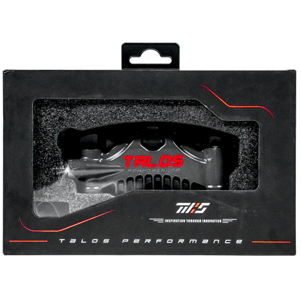 Talos X75 SBK monoblock brake caliper P4 32/36 108mm front left hard anodised X75.108.HD.L