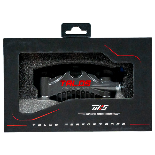 Talos X75 SBK Racing Monoblock P4 32/36 100mm front right brake caliper hard anodised finish