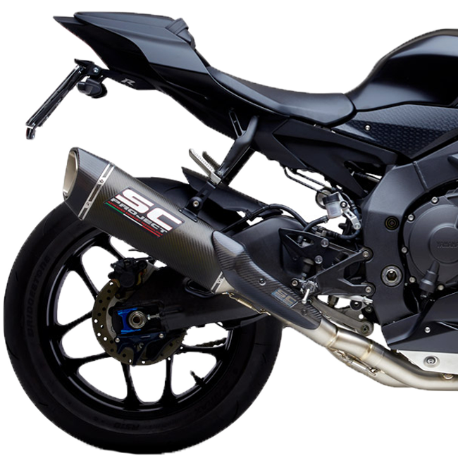 SC-Project SC1-R slip-on silencer with catalyst replacement pipe for Yamaha YZF-R1 RN32 2015-2016
