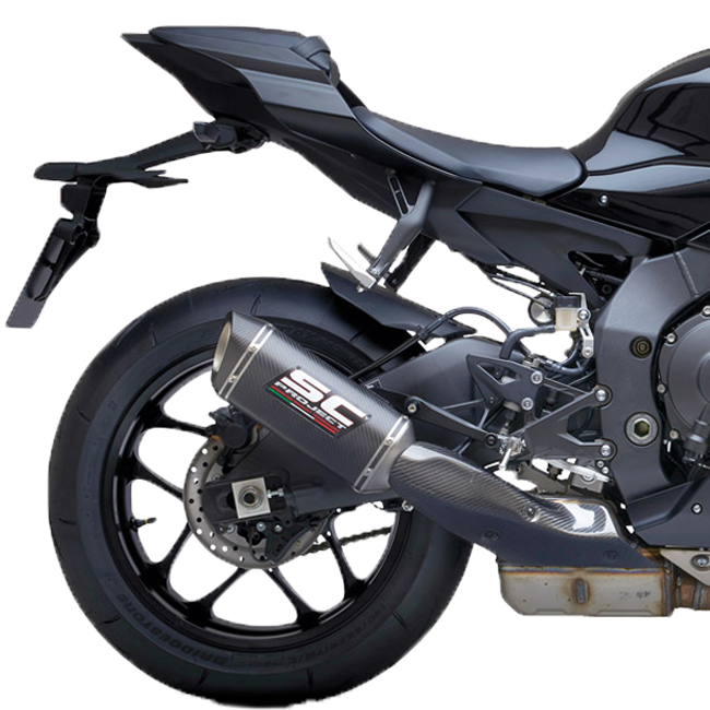 SC-Project SC1-S slip-on silencer Yamaha YZF-R1 RN49 titanium carbon Y11B-T124
