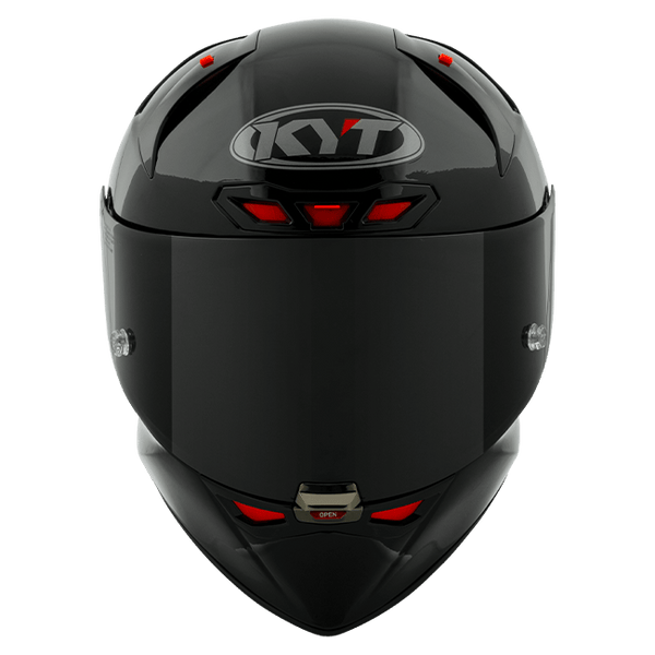 KYT KX-1 Race GP full-face helmet in plain matte black, SKU Y6KX00X6