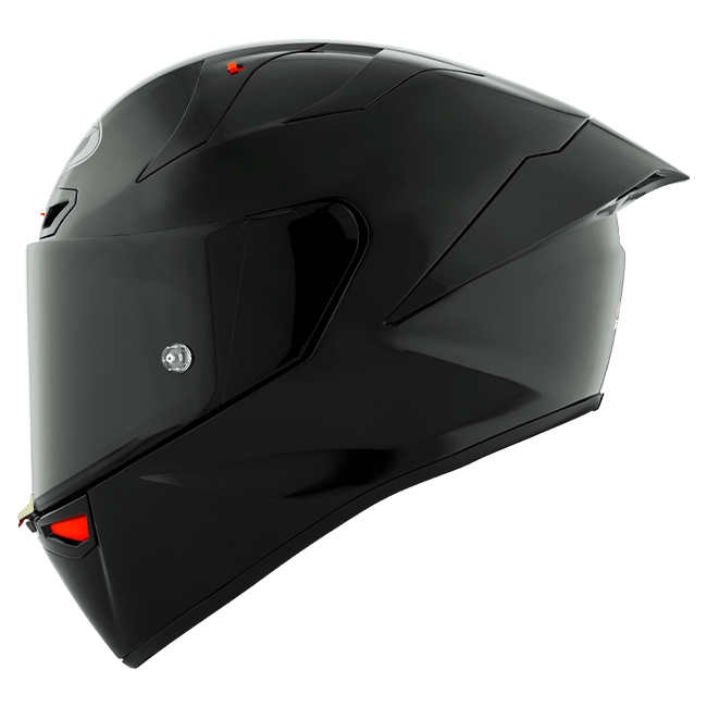 KYT KX-1 Race GP full-face helmet in plain matte black, SKU Y6KX00X6