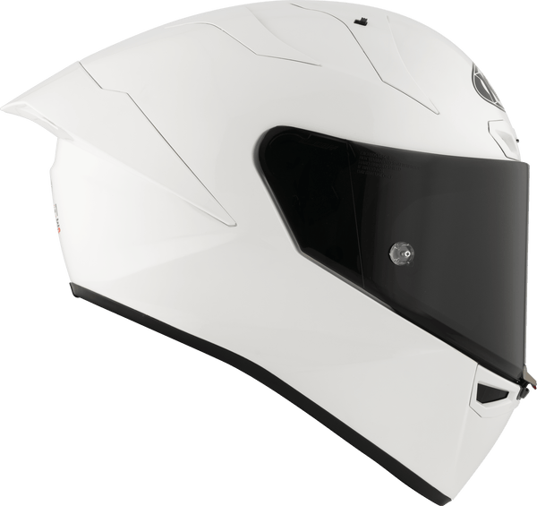 KYT KX-1 Race GP full-face helmet in plain gloss white, SKU Y6KXX0W3
