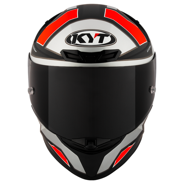 KYT TT-Revo full-face helmet in Electron Grey Red Matt finish, part Y6TR0006