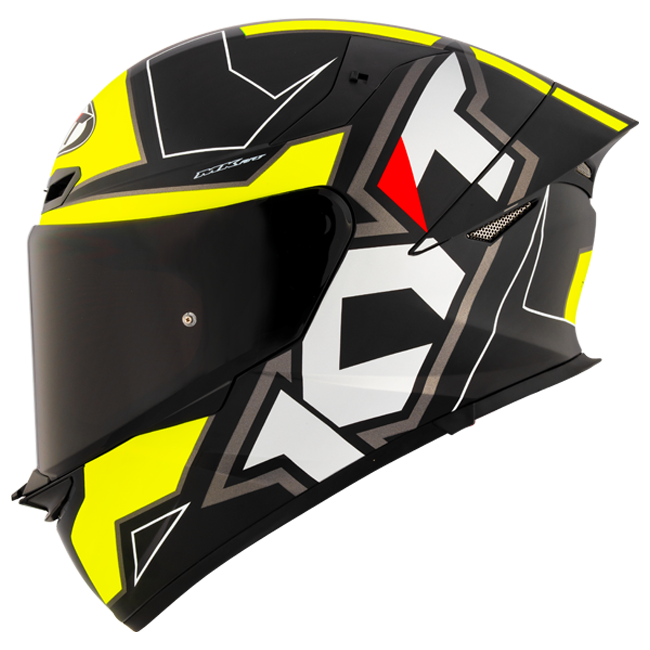 KYT TT-Revo full-face helmet Electron Black Yellow Matt Y6TR0007