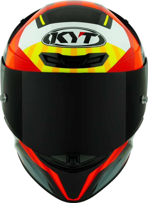 KYT TT-Revo full-face helmet in Flux graphic finish