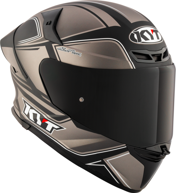 KYT TT-Revo full-face helmet in Tourist Matt Cool Grey finish