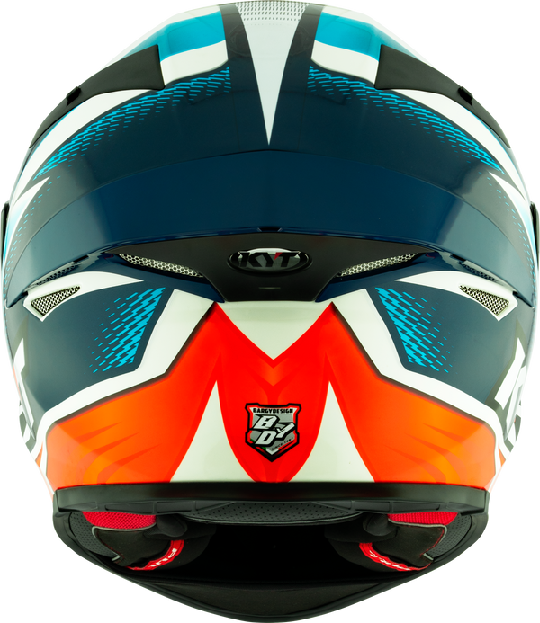 KYT TT-Revo full-face helmet in Leandro Tati Mercado Replica gloss livery