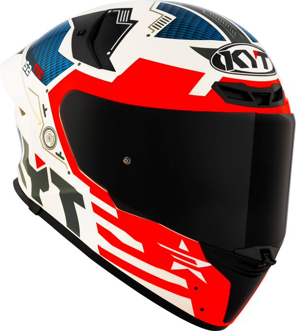 KYT TT-Revo full-face helmet in Fuselage Red — part Y6TR0020