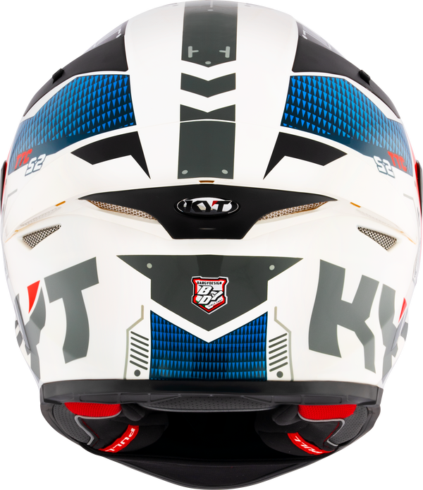 KYT TT-Revo full-face helmet in Fuselage Red — part Y6TR0020