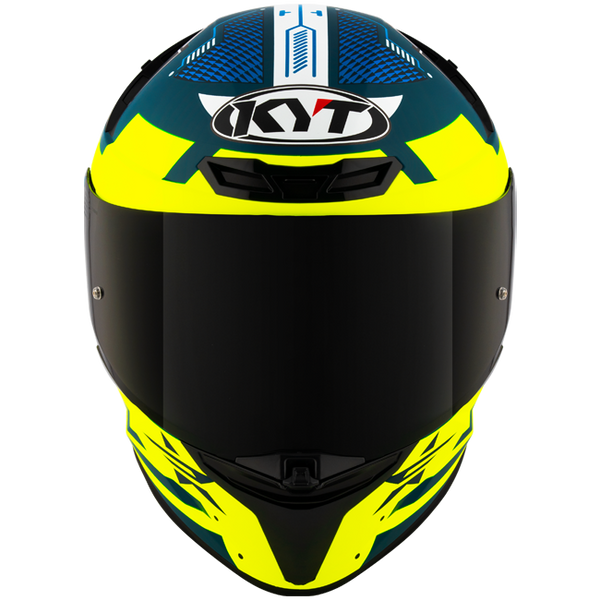 KYT TT-Revo full-face helmet in Fuselage Yellow Matt finish