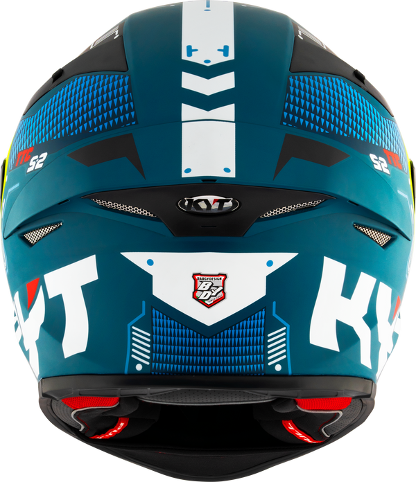 KYT TT-Revo full-face helmet in Fuselage Yellow Matt finish